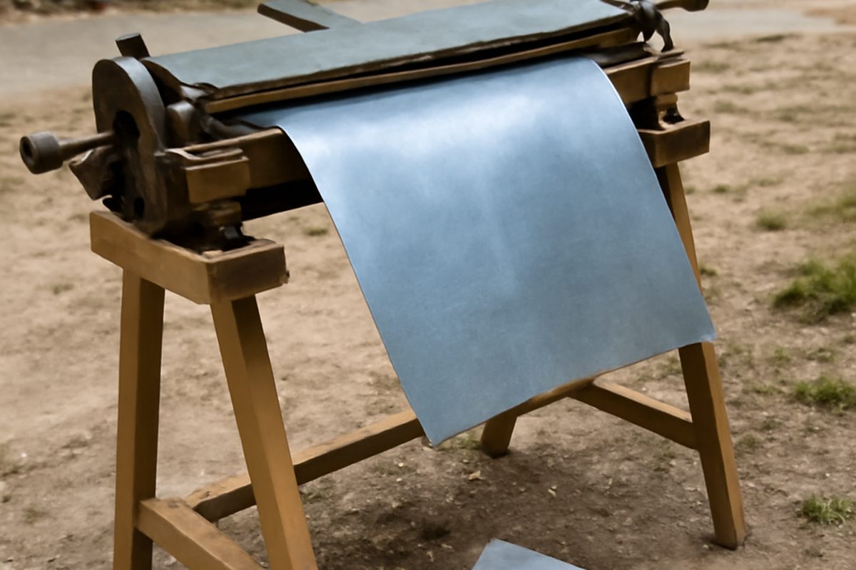 Pliage zinc plieuse